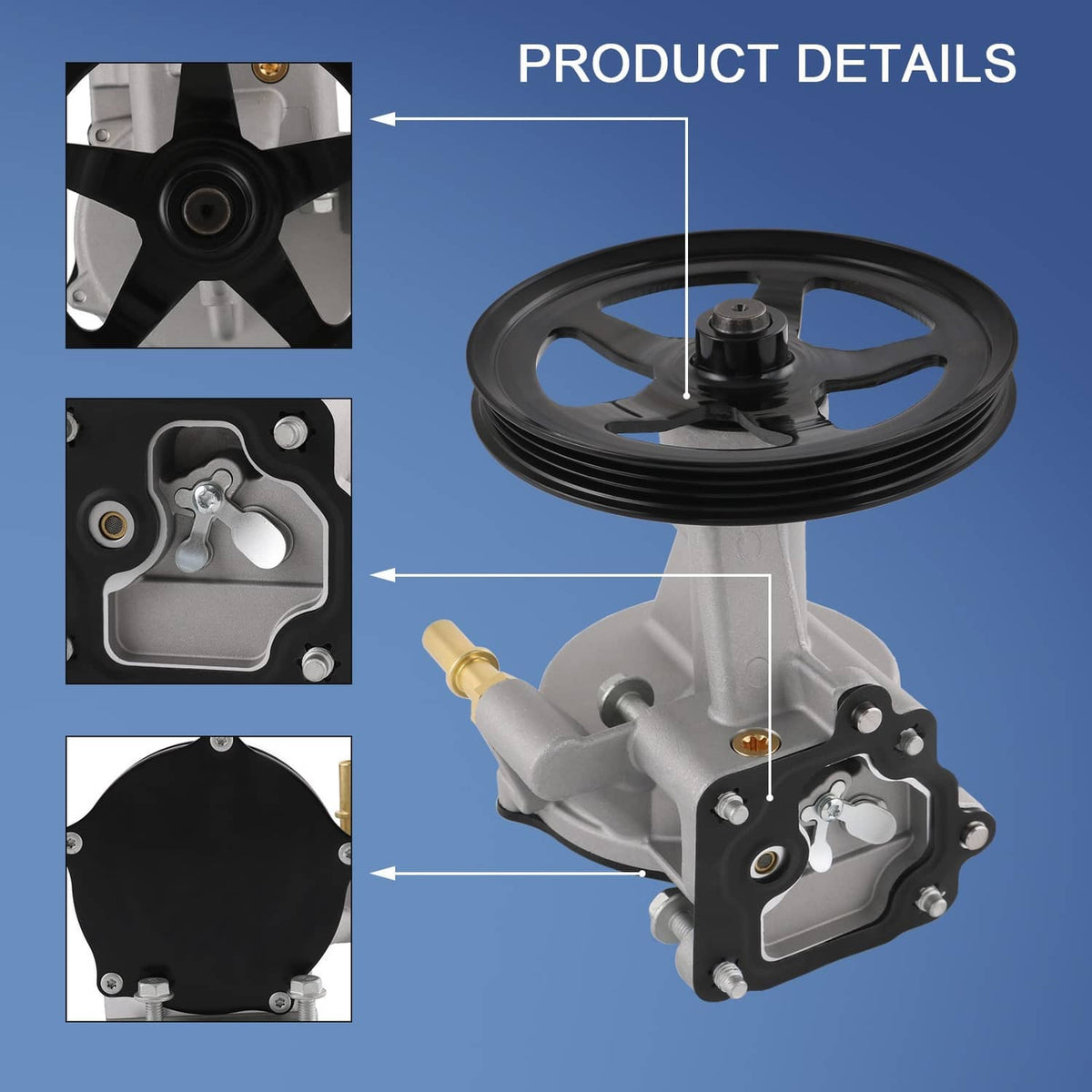 Bethesda Industrial Vacuum Pump 12696313 For 2014-20 Silverado Sierra Suburban Tahoe Yukon Escalade