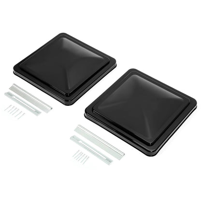 Bethesda Industrial (2) pcs 14"X14" RV Roof Black Vent Cover For Camper Trailer roof Vent Cover