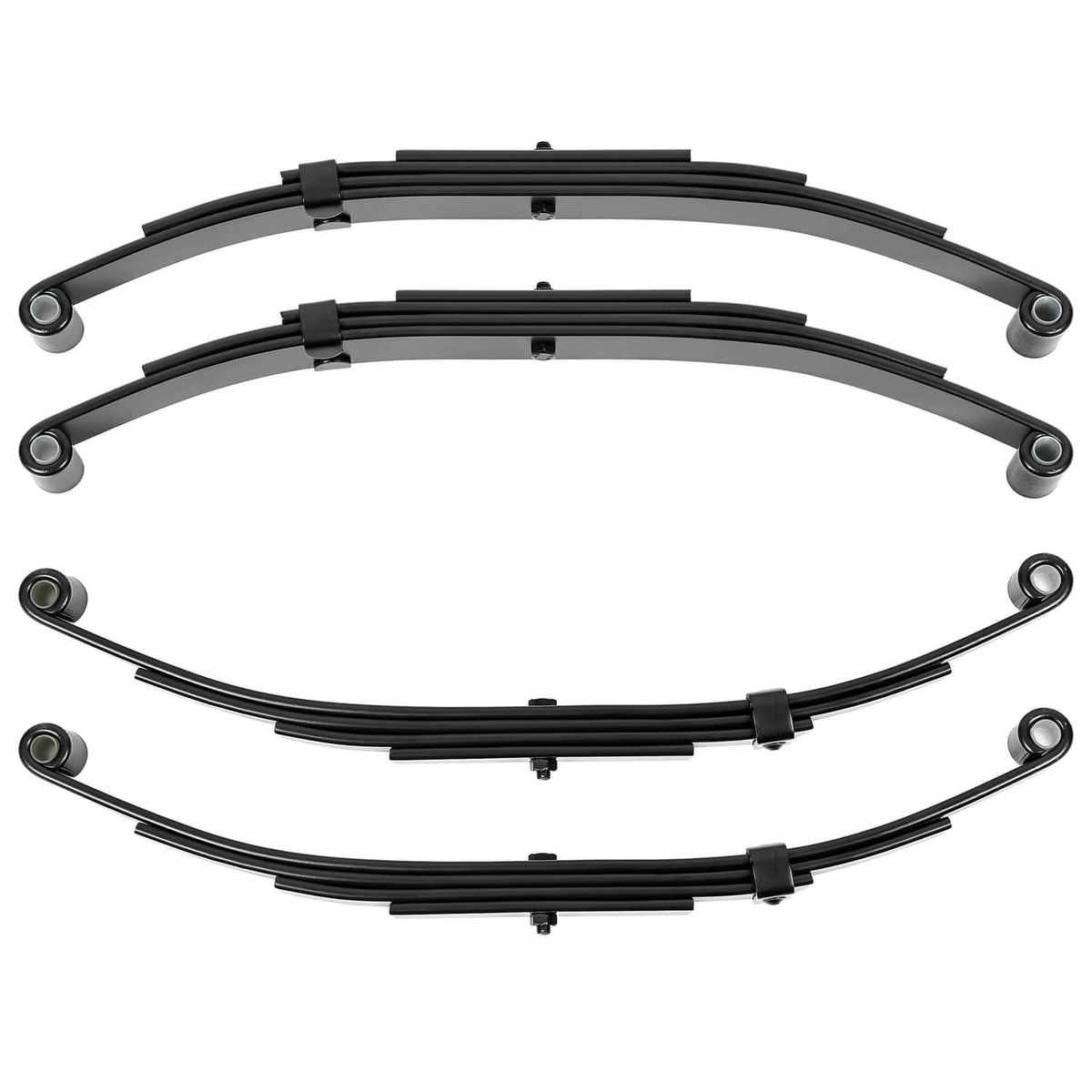 Bethesda Industrial Tandem Trailer Axle Suspension Kit U-bolt Hanger Kit 4 Leaf Springs Equalizer