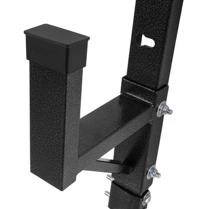 Bethesda Industrial 2 Adjustable Trailer Side Ladder Rack Exterior Wall Mount For Enclosed Trailers