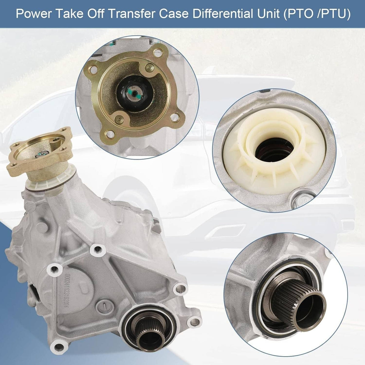 Bethesda Industrial Transfer Case Power Take Off Assembly 600-239 For 16-18 Ford Explorer DT4Z7251G