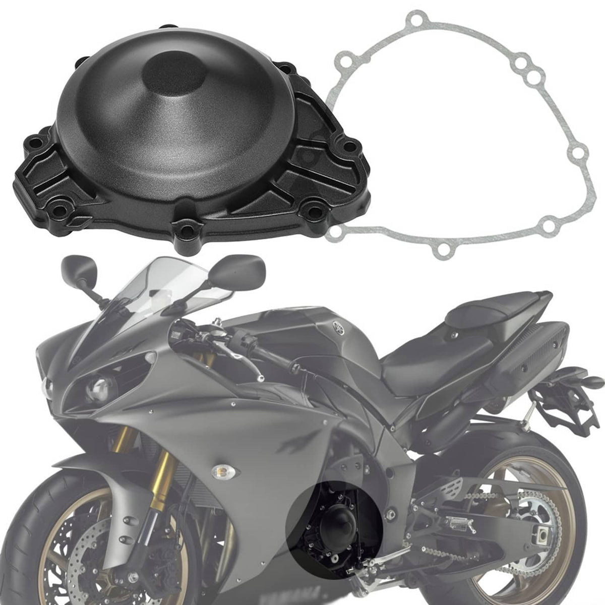 Bethesda Industrial YZF R1 Left Side Engine Crank Case Stator Cover For Yamaha YZF-R1 2009-2014 New