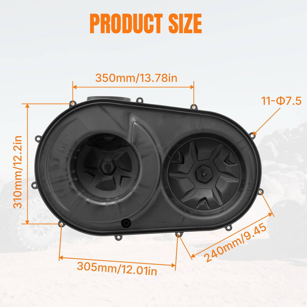 Bethesda Industrial Outer Clutch Cover #420212508 For Can Am Maverick 1000R / Max 1000R 2017-2018