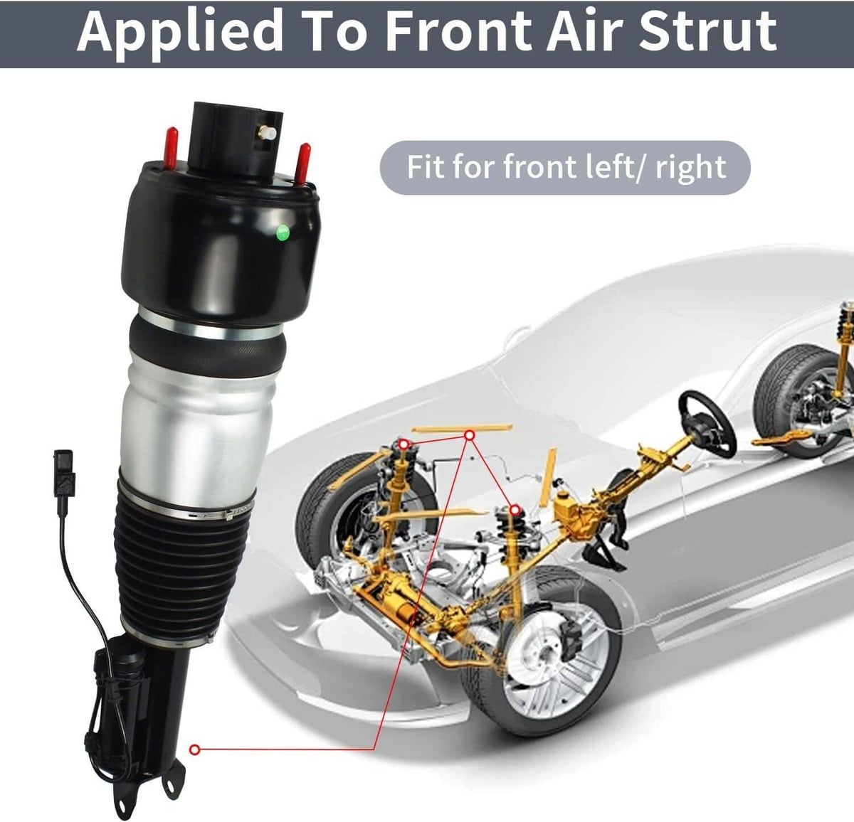 Bethesda Industrial Air Suspension Strut Front Left For Mercedes E320 E500 E550 CLS500 A2113205513