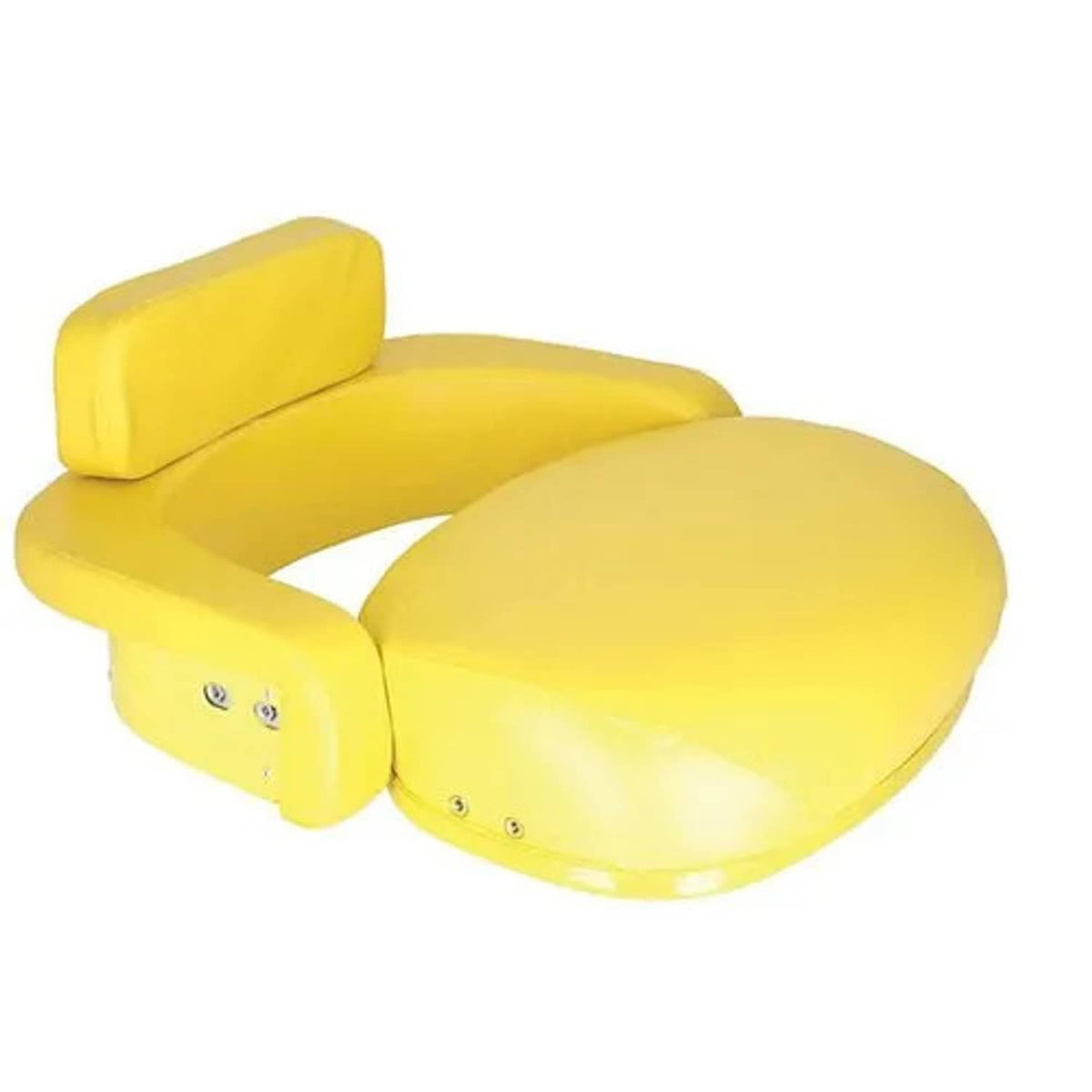 Bethesda Industrial Seat Cushion Set - 3-Pieces Vinyl Yellow without Brackets