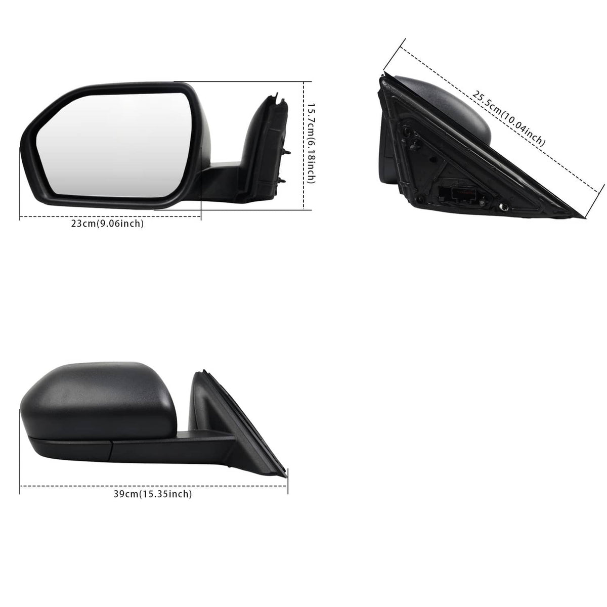 Bethesda Industrial New Left Power Mirror For 2020-2024 Ford Explorer w/ Power Heated Manual Folding