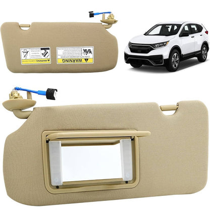 Bethesda Industrial Left Driver Side Sun Visor Beige w/Mirror & Light For 2017-2022 Honda CR-V CRV