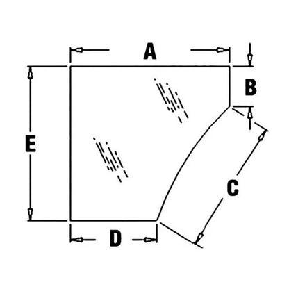 Bethesda Industrial Cab Glass - Door Lower Right Hand fits John Deere 310 310G 310SG 410 T165158