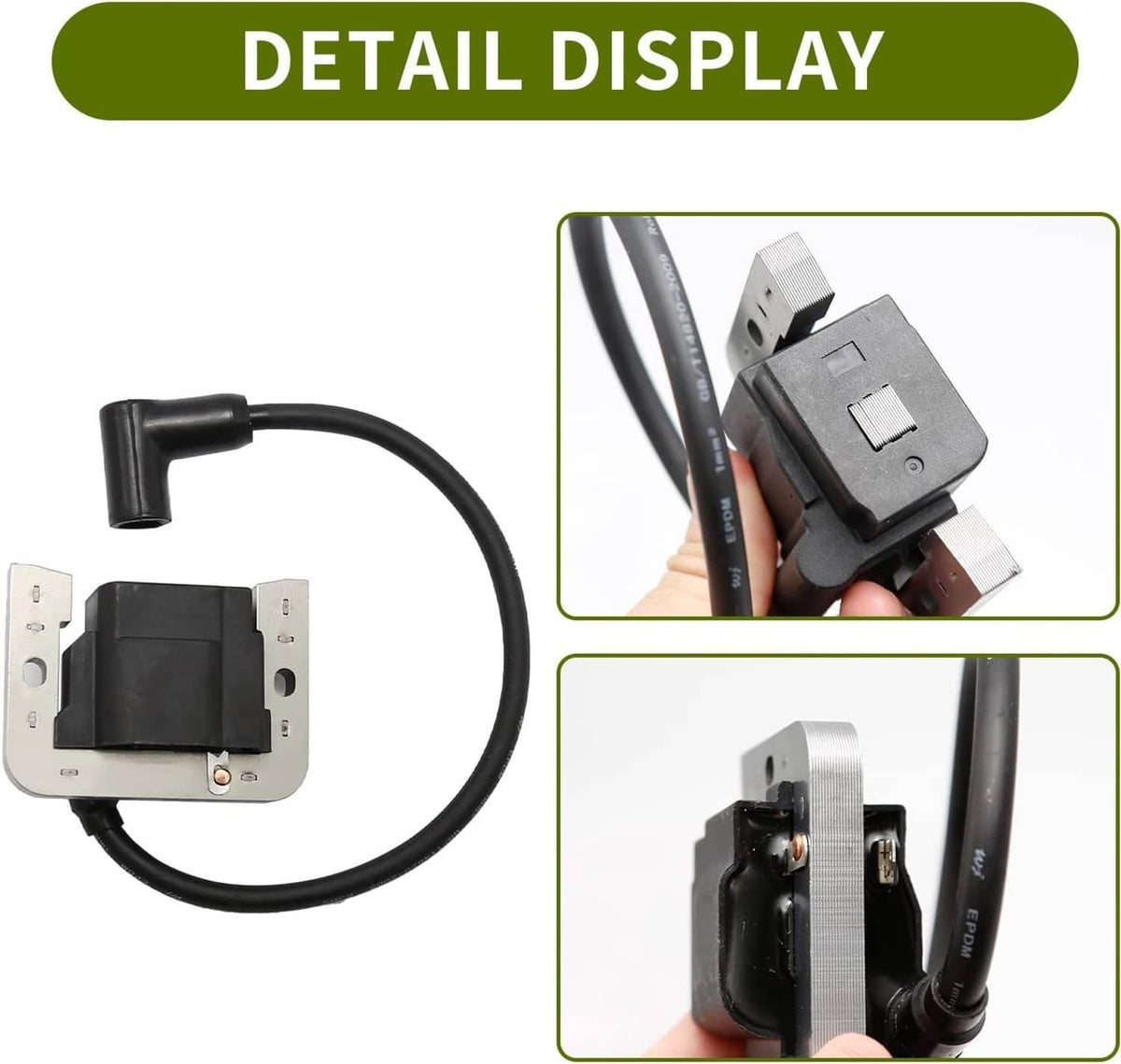 Bethesda Industrial For Kohler CH25 CV730 CH740 Ignition Coils w/Spark Plugs 24 584 01-S 24 584 45-S