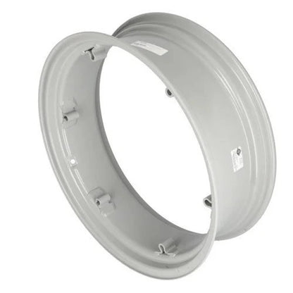 Bethesda Industrial Rear Rim - 9" x 28" 6 Loop Silver fits Massey Ferguson 35 1882978M91