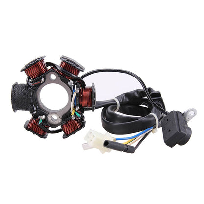 Bethesda Industrial For GY6 ATV Scooter Moped 150cc 110cc ROKETA TAOTAO 6 Coil Pole Magneto Stator