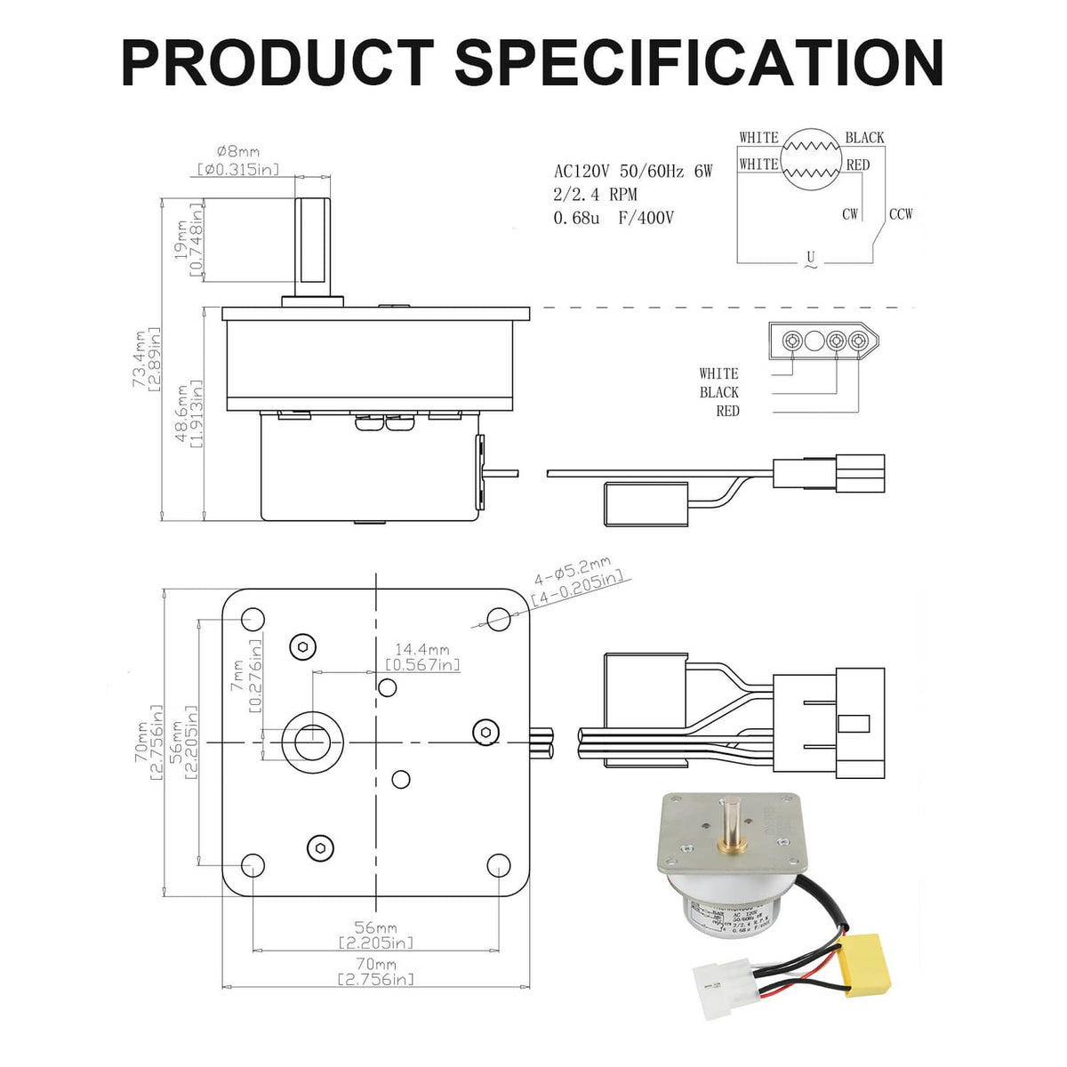 Bethesda Industrial Quadrafire Auger Feed Motor 1200, Castile, Trekker,4421,Santa Fe, Contour, E2