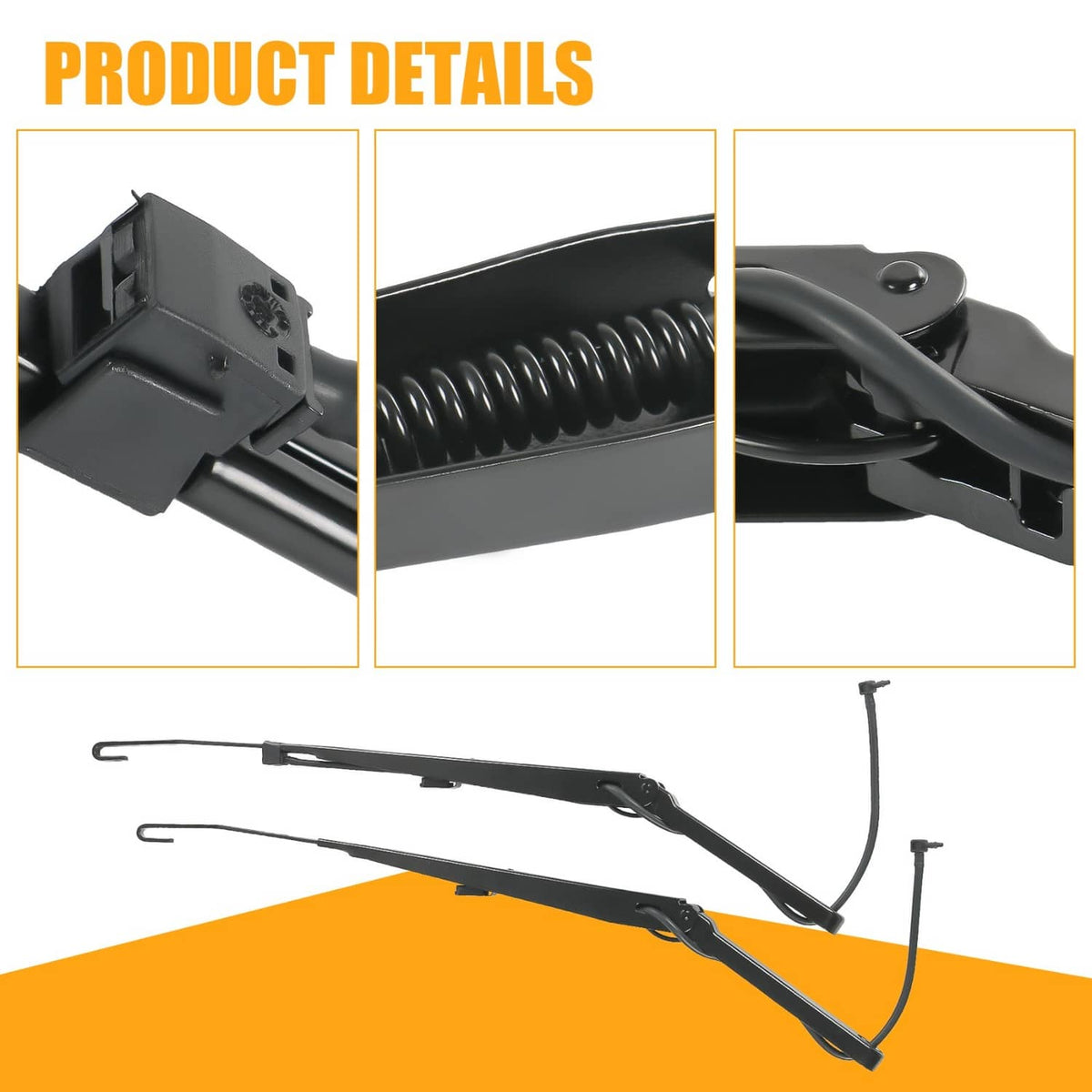 Bethesda Industrial Windshield Wiper Arms Fit 99-07 Chevy Silverado Suburban Tahoe GMC Sierra Yukon
