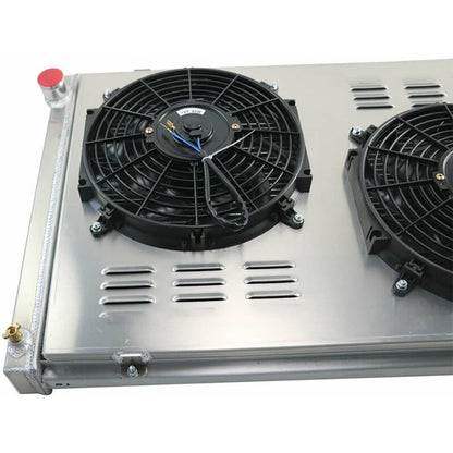 Bethesda Industrial 4 Row Core Radiator Fan Shroud For Chevy 1973-1987 C10 C20 C30 Pickup Truck GMC