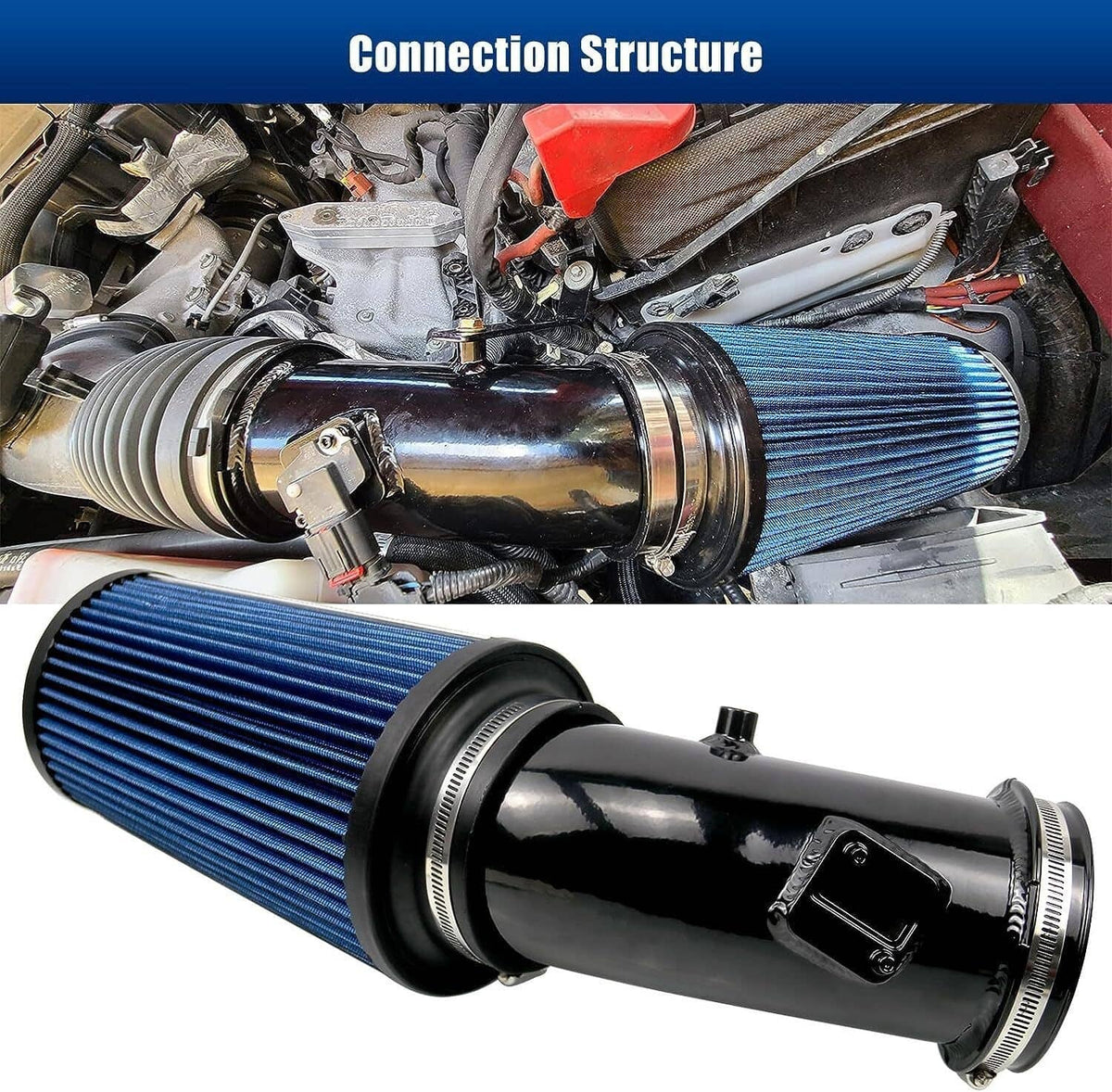 Bethesda Industrial 4" Oiled Cold Air Intake Kits For 2011-2016 Ford F250 Powerstroke Diesel 6.7L