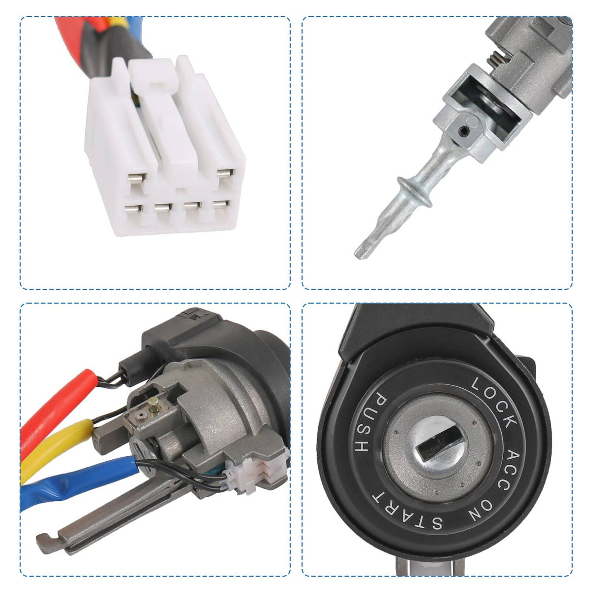 Bethesda Industrial Ignition Lock Cylinder Switch W/ Keys For 2011-2015 Kia Optima 2013-2017 Rio NEW