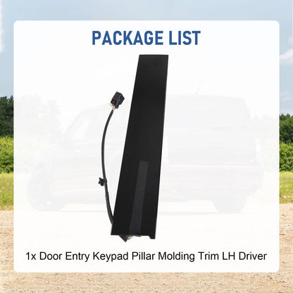 Bethesda Industrial Door Entry Keypad Pillar Molding Trim Left Driver Side For 2010-2019 Ford Flex