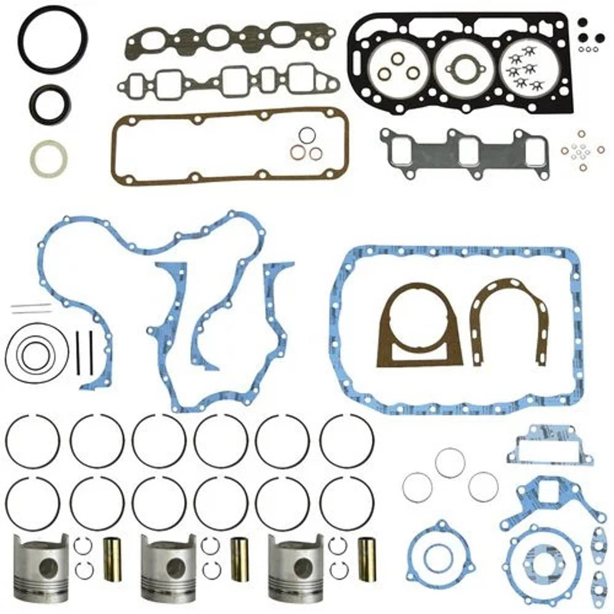 Bethesda Industrial Engine Rebuild Kit - Less Bearings - .020" Oversize Pistons BSD332 192