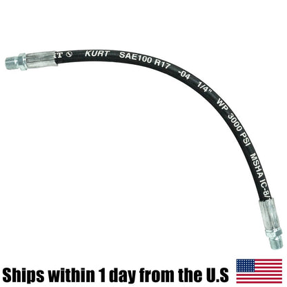 Bethesda Industrial Snow Plow Upper Lower Lift Cylinder Hose Fits BOSS Plows HYD01695 1/4 X 15 1/2