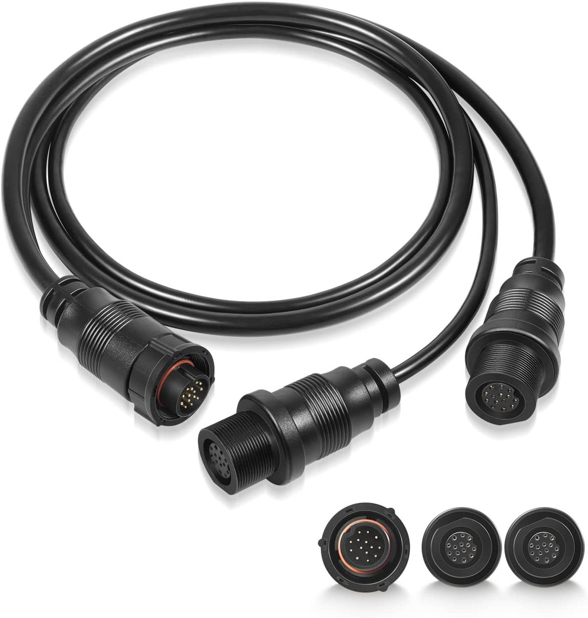 Bethesda Industrial 14 M ID SIDB Y Splitter Cable 720111-1 for Humminbird SOLIX/APEX/XPLORE 30-Inch