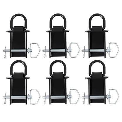 Bethesda Industrial 6PK Heavy-Duty 12,000 Lbs Removable D-Ring Stake Pocket For Flatbed/Trailers