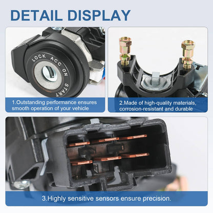 Bethesda Industrial Ignition Lock Cylinder Assembly & Keys 81905-C2510 For 2015-2019 Hyundai Sonata