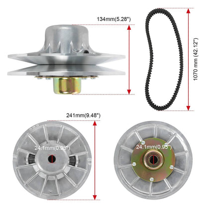 Bethesda Industrial Primary & Secondary Clutch w/ Belt Fits Polaris Ranger 570 2015 1323275 1323070