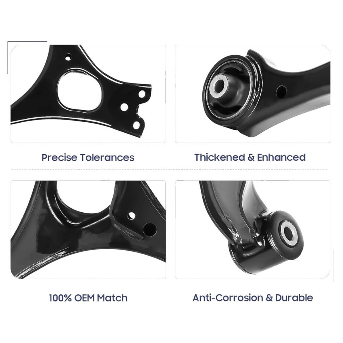 Bethesda Industrial 14Pcs Suspension Kit Front Lower Control Arms for Honda Civic 2006-2011 K620383