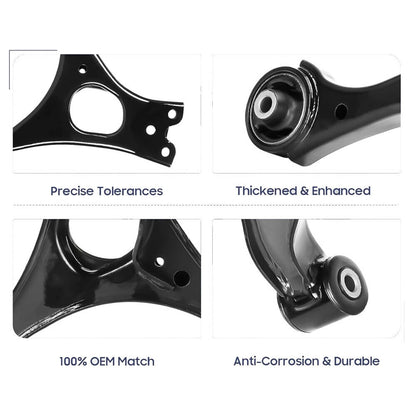 Bethesda Industrial 14Pcs Suspension Kit Front Lower Control Arms for Honda Civic 2006-2011 K620383