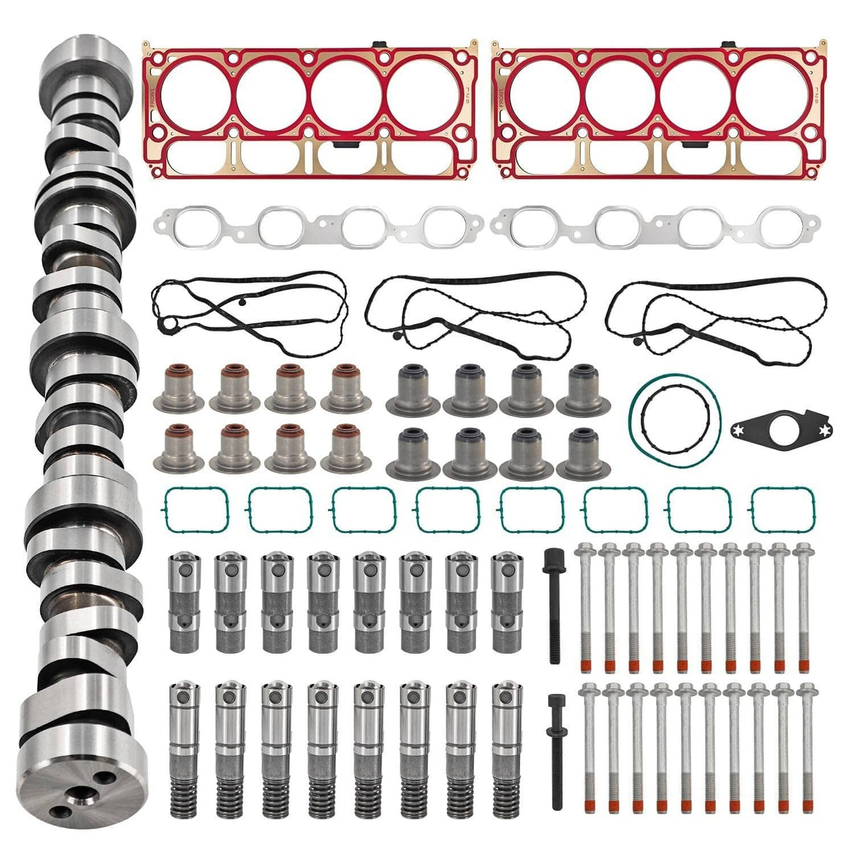 Bethesda Industrial Cam & AFM LS7 Lifters Set For 2014-2020 Chevy 6.2L Gen5 L86 GM 12629512 12698945