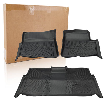 Bethesda Industrial Floor Mat for Ford F-150 SuperCrew/Crew Cab 2010 2011 2012 2013 2014 Bucket Seat