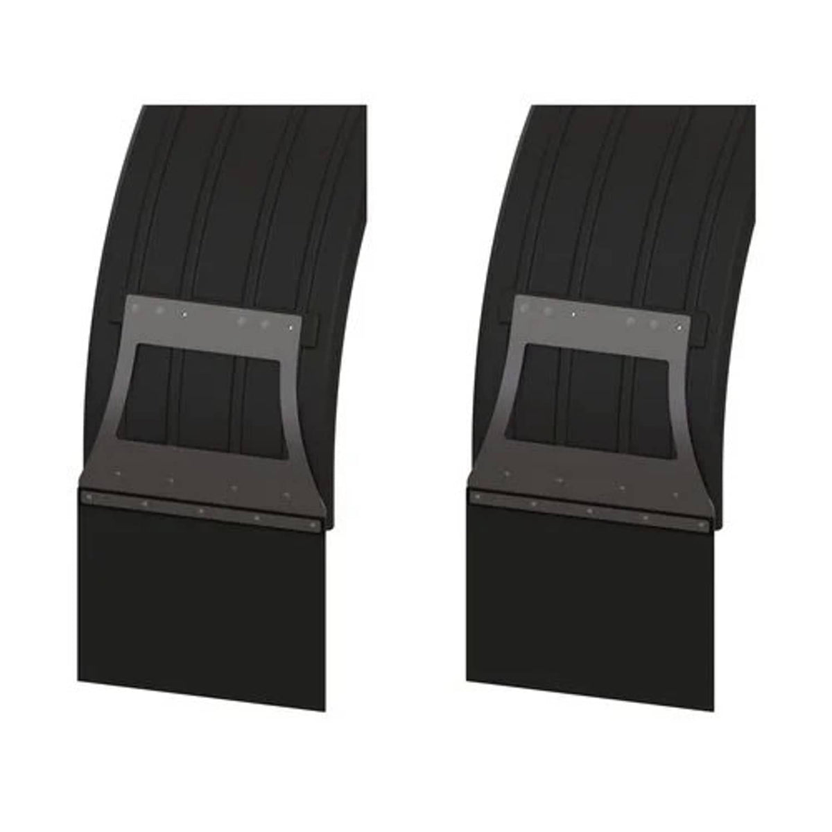 Bethesda Industrial Mud Flap Kit Set of Two fits John Deere 4920 4930 4940