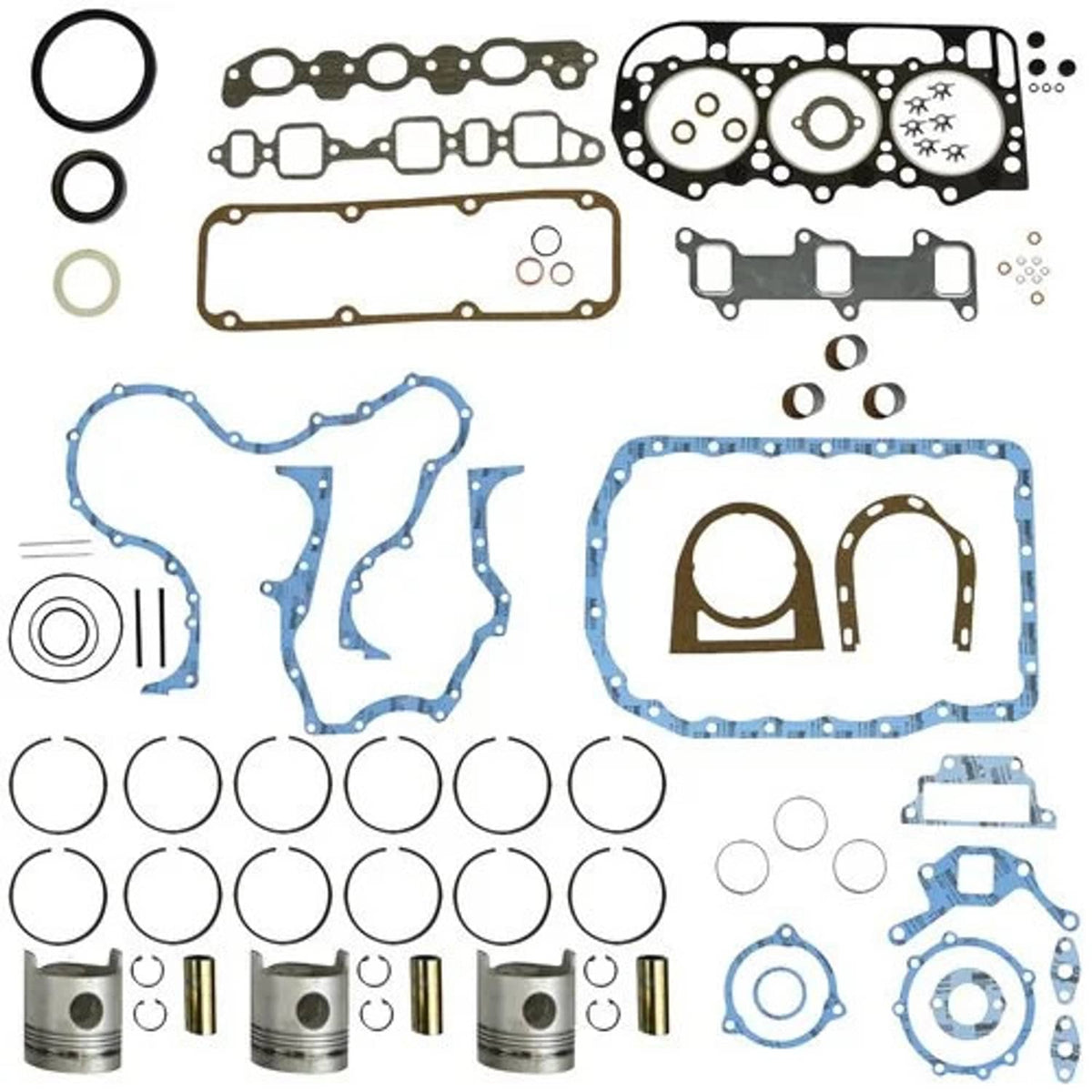 Bethesda Industrial Engine Rebuild Kit - Less Bearings - .030" Oversize Pistons - 1/65-5/69