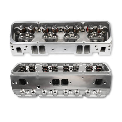 Bethesda Industrial 2x Aluminum Cylinder Heads Fit For SBC Chevy 350 190cc 64cc 2.02/1.60 Angle New
