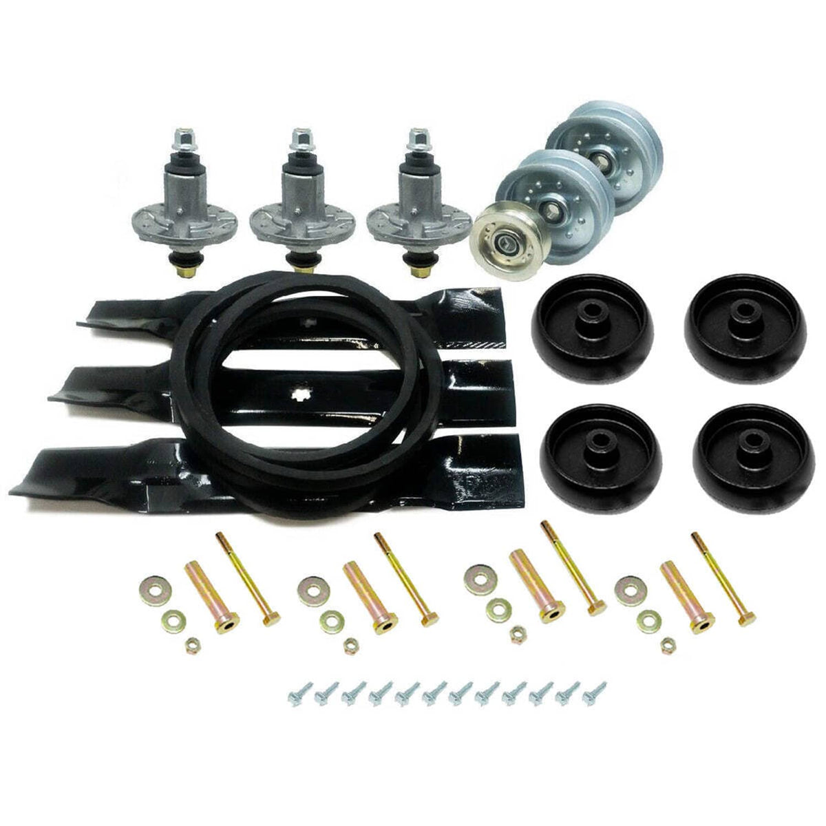 Bethesda Industrial Deck Rebuild Kit Blades For John Deere LA145 LA165 D150 D160 X140 X165 Mower