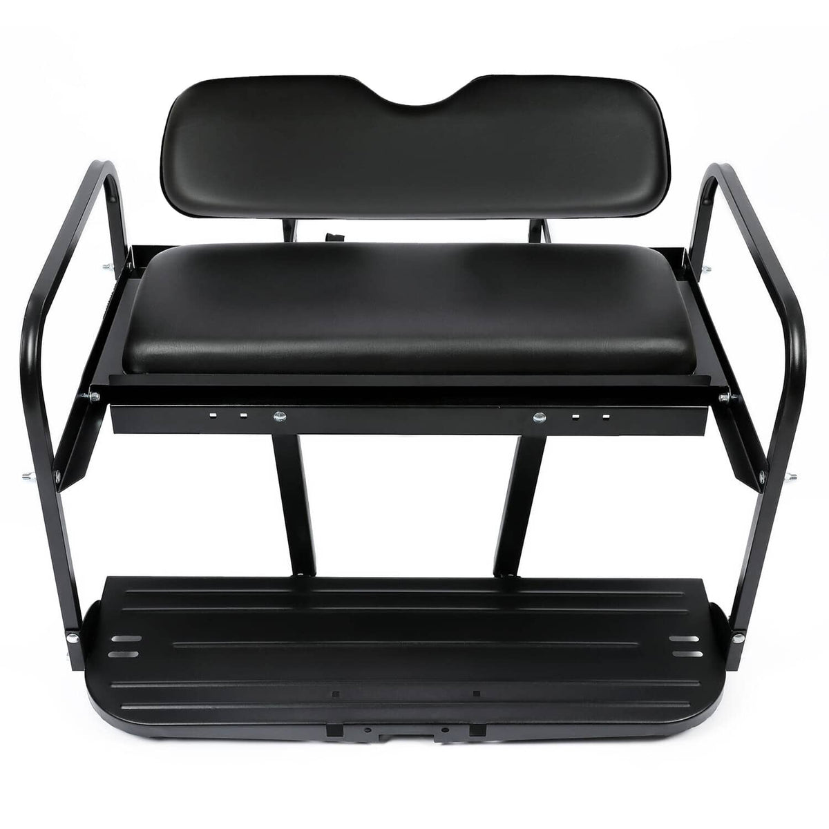 Bethesda Industrial Golf Cart Flip Folding Rear Back Seat Kit Black For EZGO Marathon Pre-1994