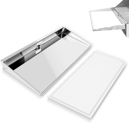 Bethesda Industrial A10-902 Rectangular Grill Serving Shelf w/ Removable Cutting Board for 9” x 18"