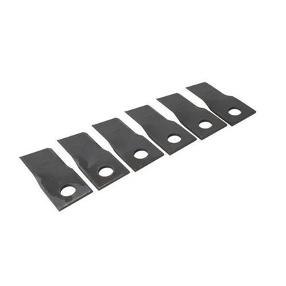 Bethesda Industrial Disc Mower Knives Knife Width 1.850" Opposite Bevel 11° Twist Clockwise Rotation