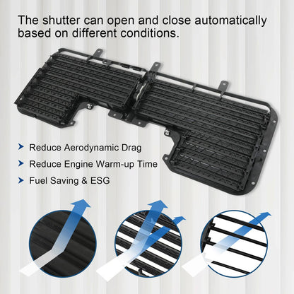 Bethesda Industrial 84363184 Front Radiator Shutter w/Motor For 17-2019 Silverado 1500 Sierra 1500