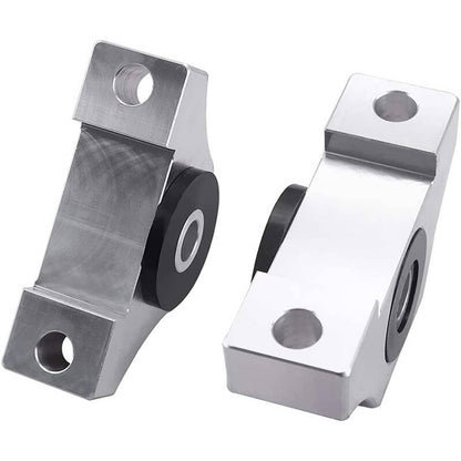 Bethesda Industrial 2 Bolt Engine Motor Mount Kit For 1996-00 Civic EK B16 B20 D16 B D Chrome Billet