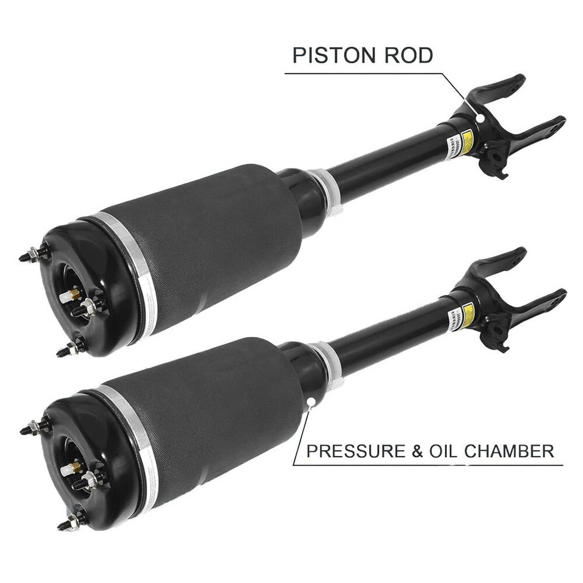 Bethesda Industrial 2Pcs Front Air Suspension Strut for Mercedes-Benz X164 GL450 GL550 W164 ML320