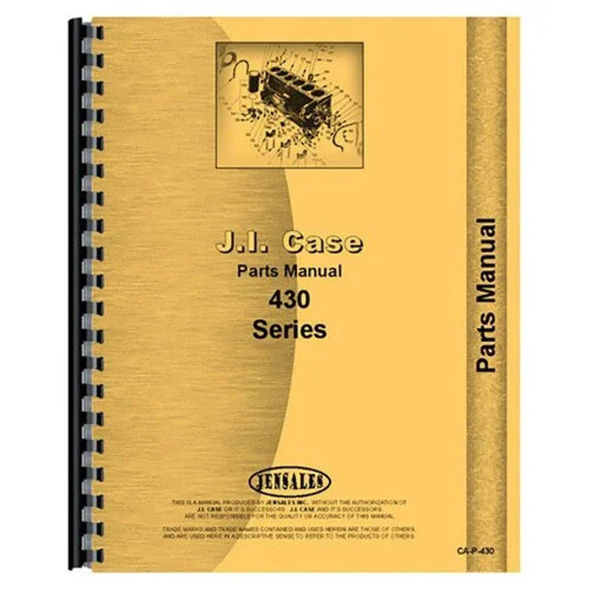 Bethesda Industrial Parts Manual fits Case 430 430