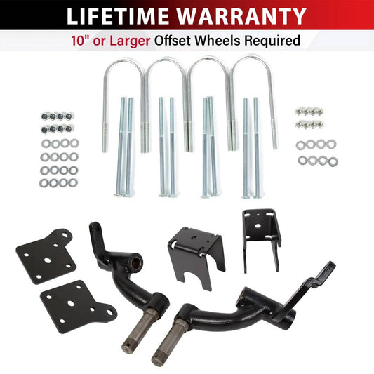 Bethesda Industrial 6" Drop Spindle Lift Kit for EZGO TXT Gas 2001.5-2009 Electric 2001.5+ Golf Cart