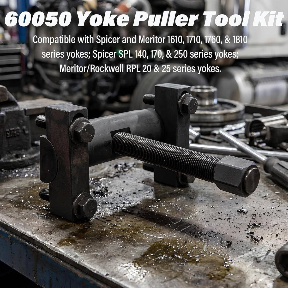 Bethesda Industrial 10803 Heavy Duty Yoke Puller Tool For Semi Trucks, Class 6-8 Trucks & Equipment