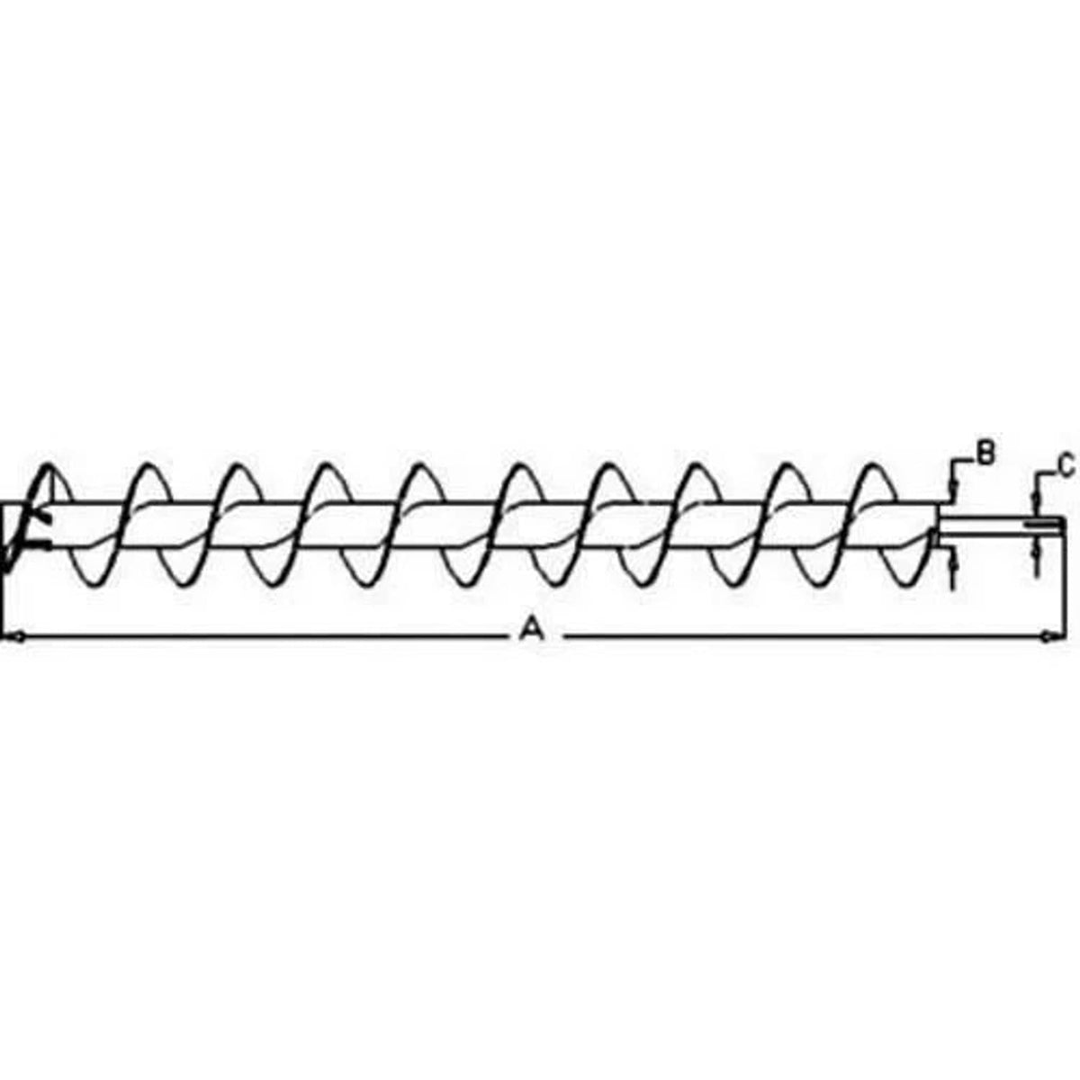 Bethesda Industrial Inner Unloading Auger fits John Deere 6600 6601 6602 AH75731 AH85409