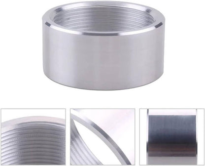 Bethesda Industrial New 2 Inch NPT Female Thread Aluminum Weld On Pipe Fitting Bung for Most Fluids