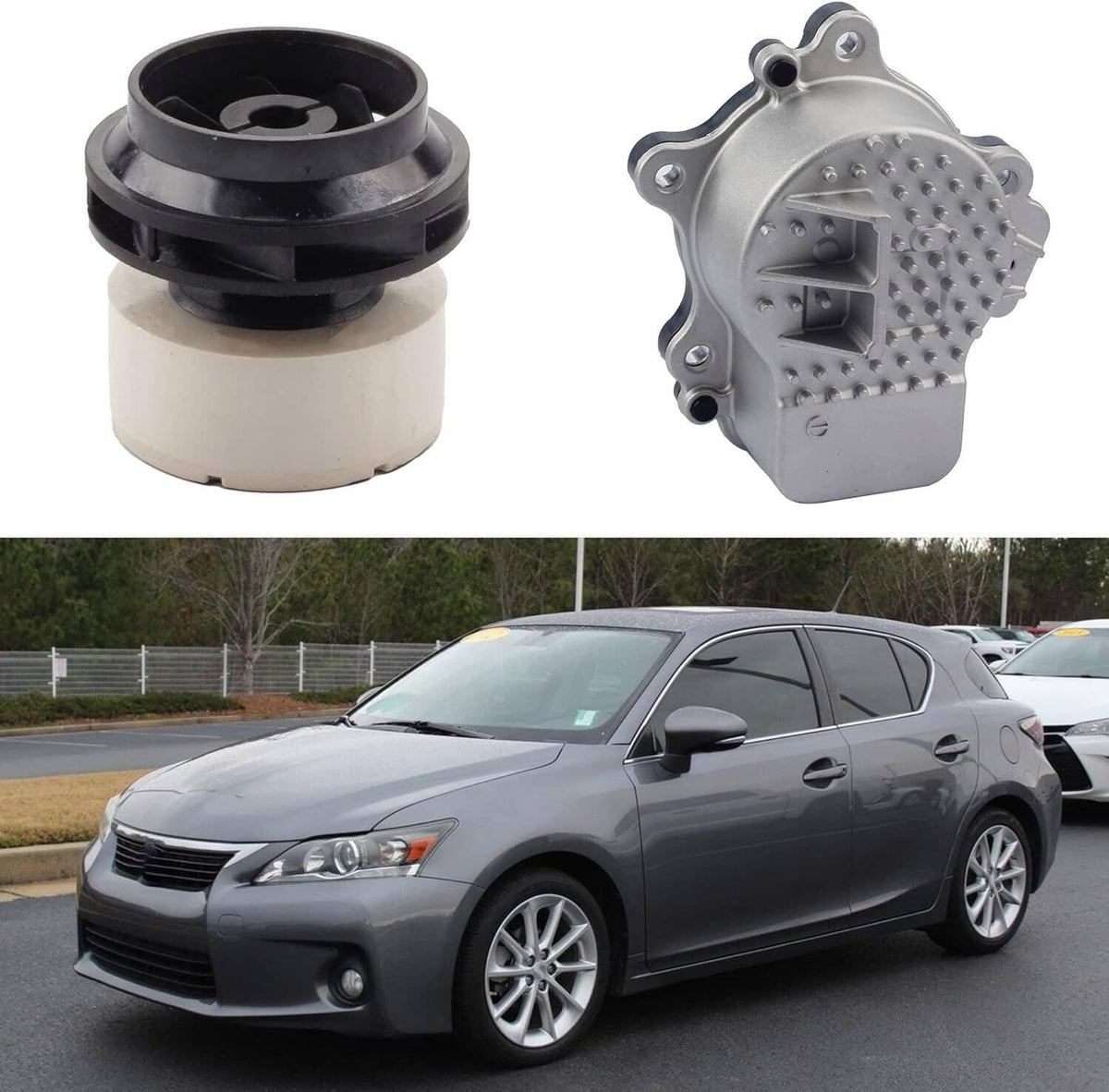 Bethesda Industrial Engine Electric Water Pump Rotor For 2010-2015 Toyota Prius CT200h 161A0-29015