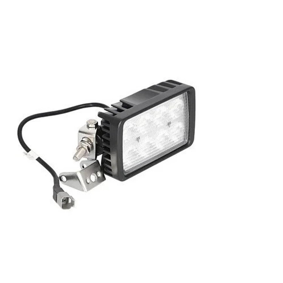 Bethesda Industrial LED Work Light 40W Rectangular Swivel Side Post Mount Flood Beam