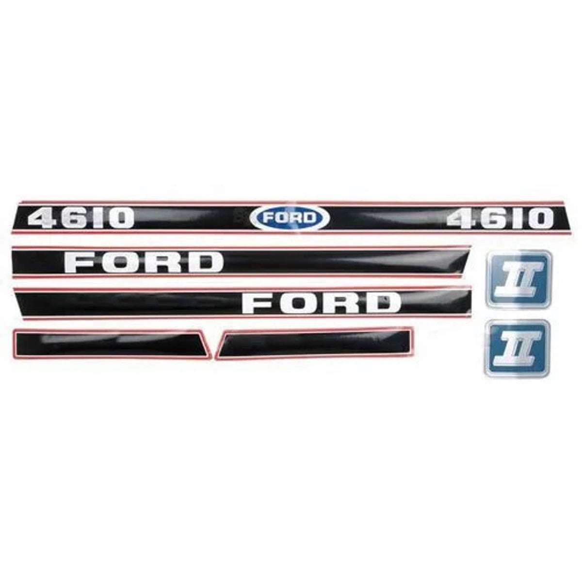 Bethesda Industrial Decal Set 4610 II 1986-later fits Ford 4610