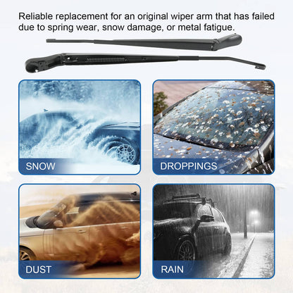 Bethesda Industrial Pair Front Windshield Wiper Arm For 15-23 Ford F150 Expedition Super Duty LH+RH
